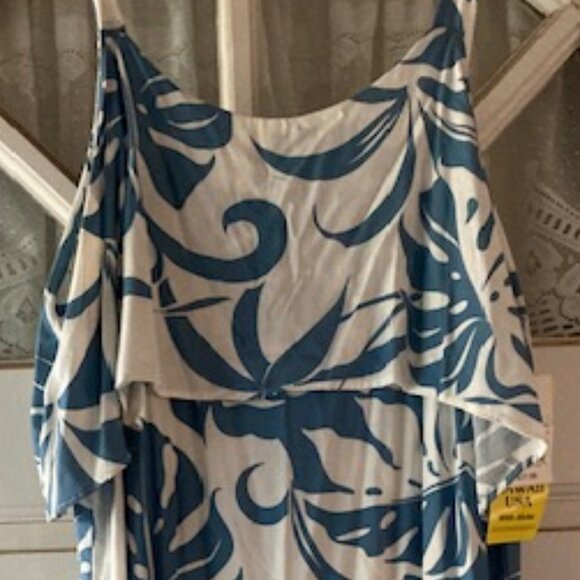 KALAHEO ALOHA HAWAIIAN DRESS LOVELY MONSTERA JASMINE FLOWER MADE IN HAWAII NEW L - Picture 16 of 16